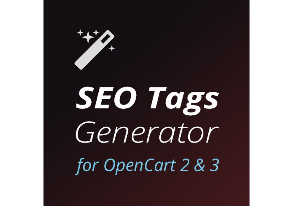 SEO Tags Generator — лучший SEO генератор мета-тегов для OpenCart 2 и OpenCart 3 - фото 1